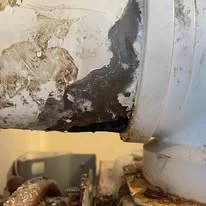 Corrosion inside a boiler found on inspection